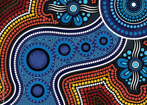 Aboriginal art background