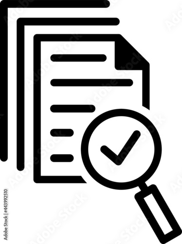 audit icon vector