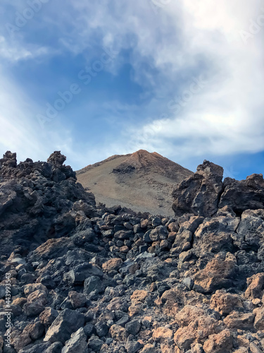Tof of Teide volcano Tenerife  Canary Islands - Spain