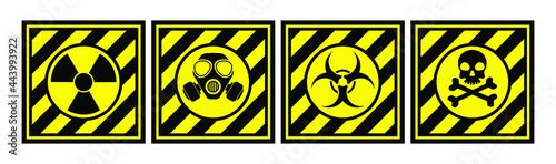 danger warning sign vector	