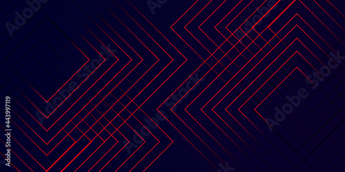 Abstract digital futuristic red pattern background . 