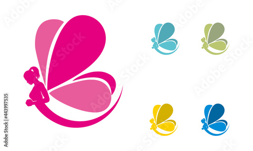 gym fairy icon set