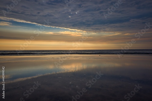 Sunset on the beach of Petten © andre_beckers