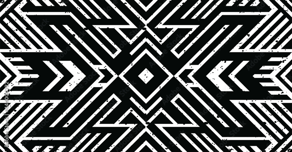 Seamless pattern repeating design with geometric shapes. Seamless pattern repeating design with geometric shapes.