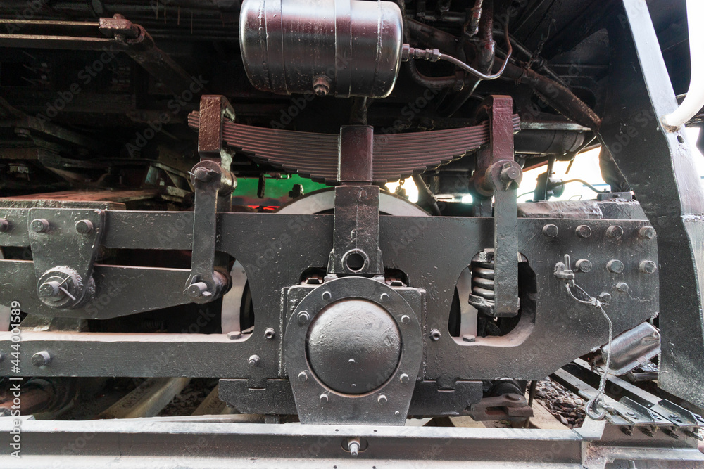 train mechanism inside on wheels train mechanism inside on wheels