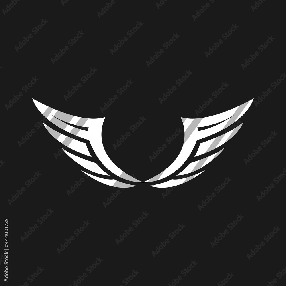 Obraz premium Wings Element Icon Logo Template Design Vector