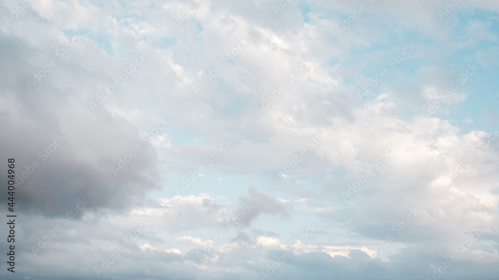 Variable white clouds on the background of blue sky. Variable white clouds on the background of blue sky.