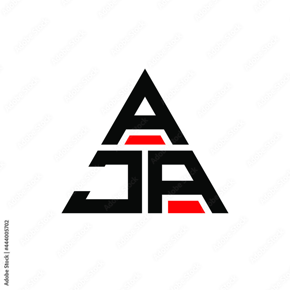 AJA triangle letter logo design with triangle shape. AJA triangle logo design monogram. AJA triangle vector logo template with red color. AJA triangular logo Simple, Elegant, and Luxurious Logo. AJA AJA triangle letter logo design with triangle shape. AJA triangle logo design monogram. AJA triangle vector logo template with red color. AJA triangular logo Simple, Elegant, and Luxurious Logo. AJA