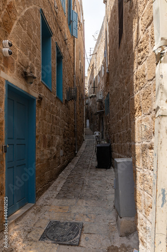 Old quiet streets in the old city of Acre in northern Israel © svarshik