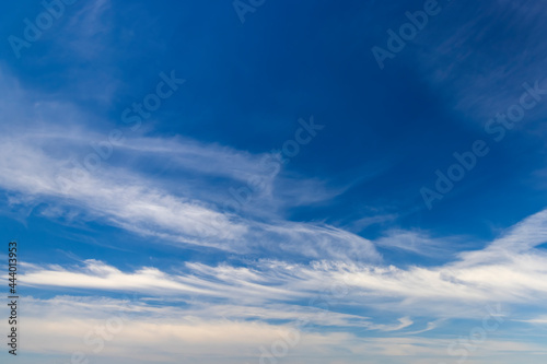 blue sky with clouds as background © Richard Semik