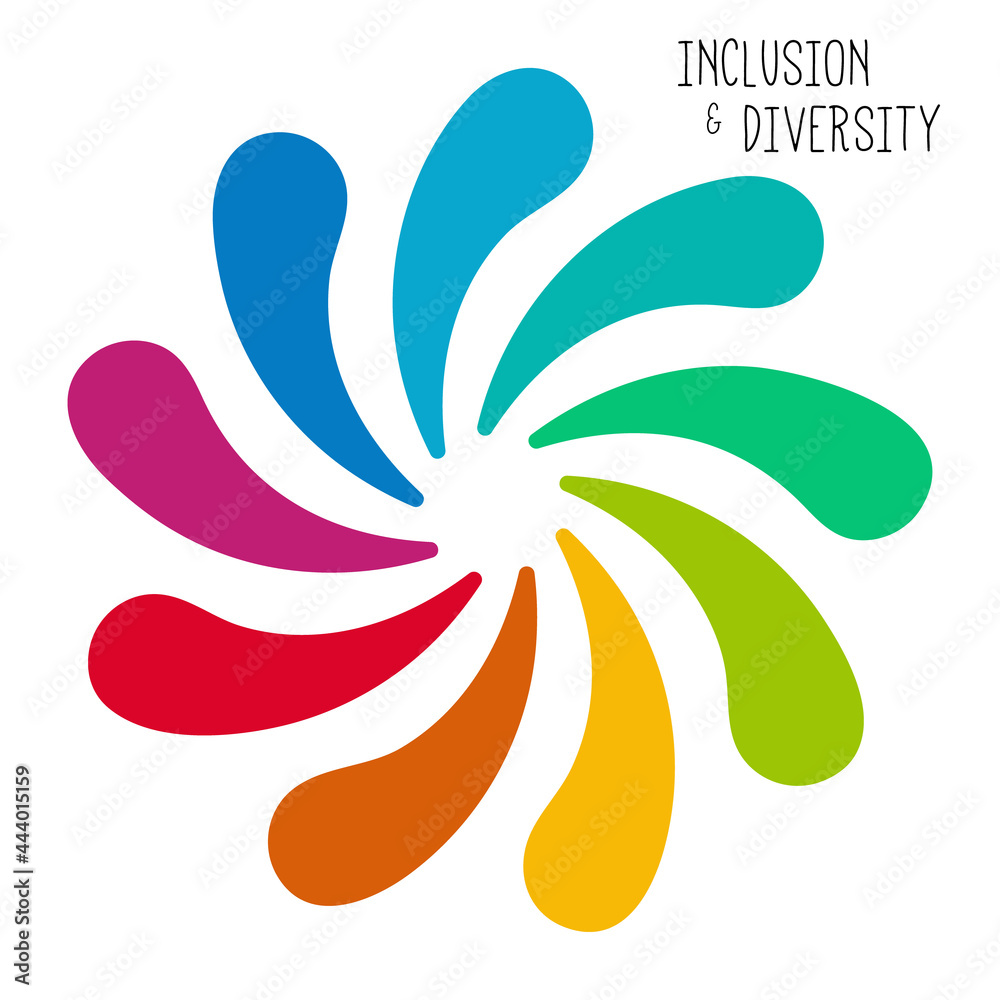 Inclusion and diversity infographic vector set, people vector logo for ...