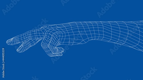 Fingers crossed. Vector