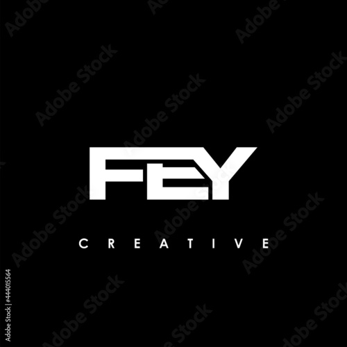 FEY Letter Initial Logo Design Template Vector Illustration photo