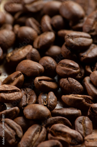 Roasted coffee beans. arabica. Can be used for background.