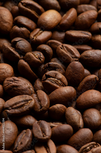Roasted coffee beans. arabica. Can be used for background.