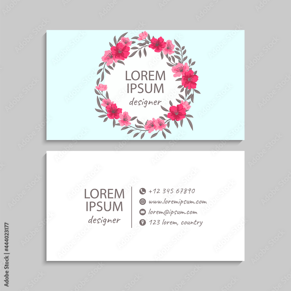 Business Card Set. Vector illustration. EPS10 Business Card Set. Vector illustration. EPS10