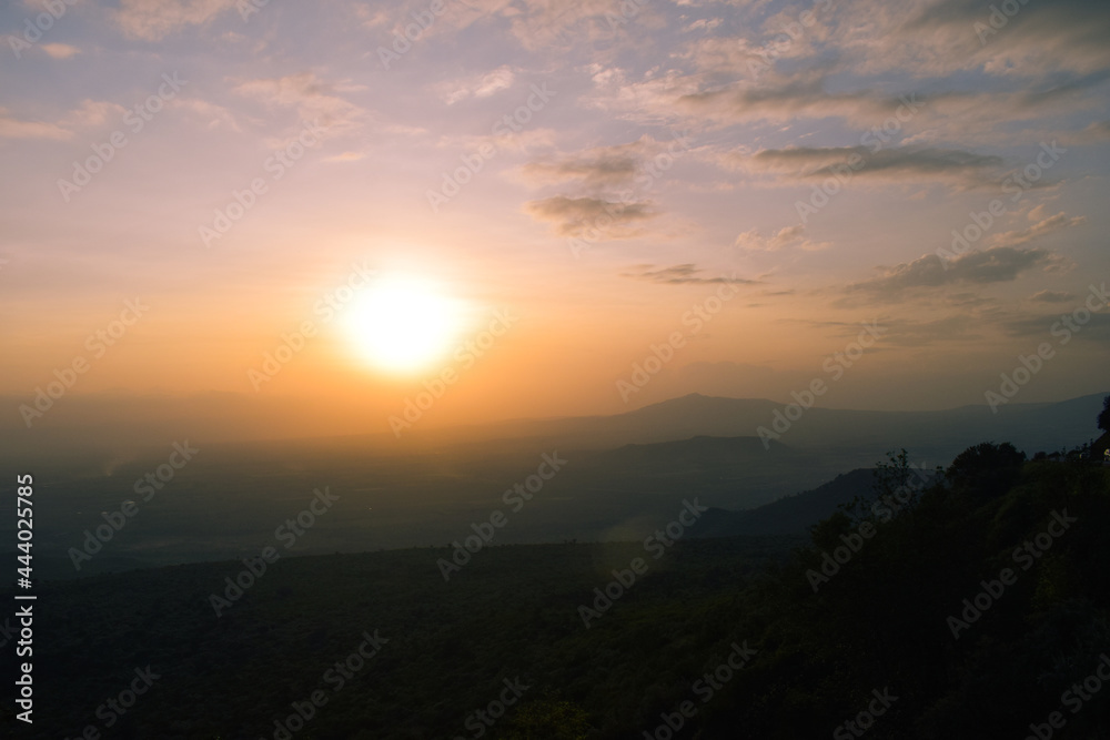 Evening sun over the Great Rift Valley