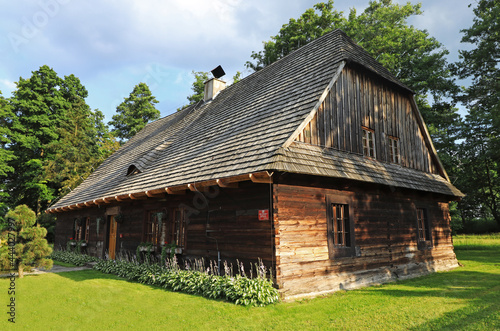 Wooden house dating back to 1831 in Kielcza in south-western Poland.