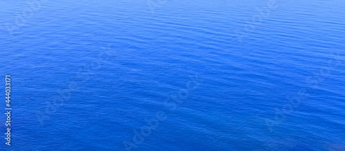Blue sea water surface. Beautiful blue sea calm background.