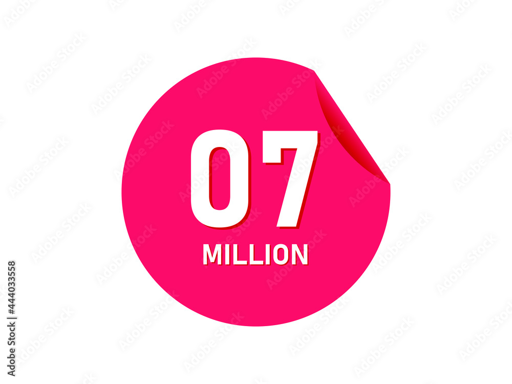 7 million texts on the white background 7 million texts on the white background