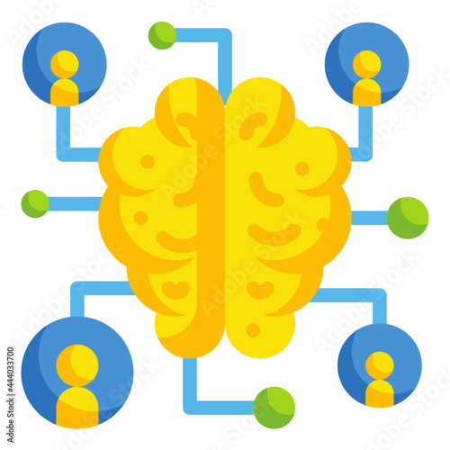 brainstorm flat icon