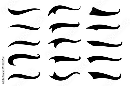 text tail. The tail of the sports text. to decorate the end of the font.