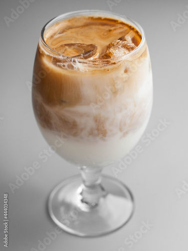 Cold drink with coffee and milk - cold latte coffee