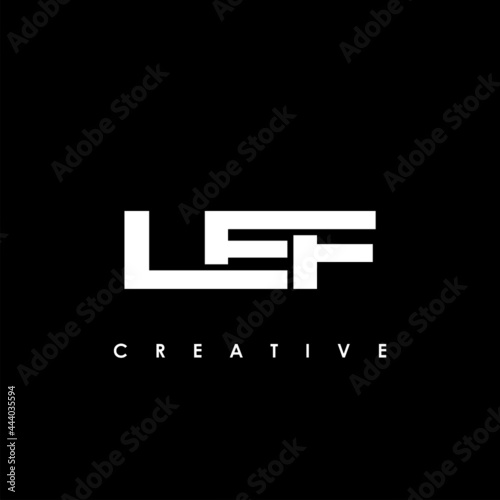 LEF Letter Initial Logo Design Template Vector Illustration