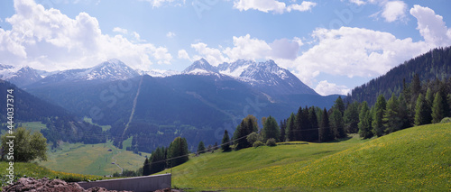 Panorama am Ortsrand von Nauders