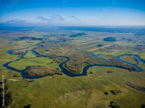 Landscape with the Biebrza from the Polish Podlasie photo