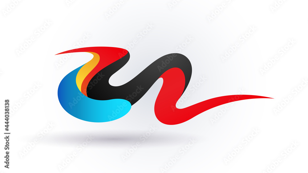 Motion wave flow abstract vector background Motion wave flow abstract vector background