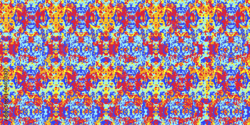Vintage geometric seamless pattern. The texture of an antique carpet. Vector illustration