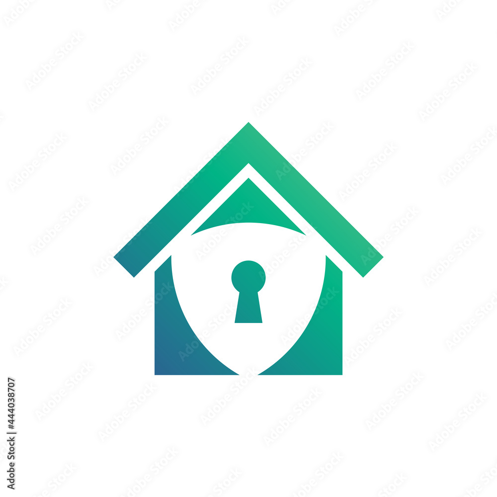 home security icon. real estate vector icon. house logo illustration. simple design home with key hole and shield. fit for a home security, building protection. home security icon. real estate vector icon. house logo illustration. simple design home with key hole and shield. fit for a home security, building protection.
