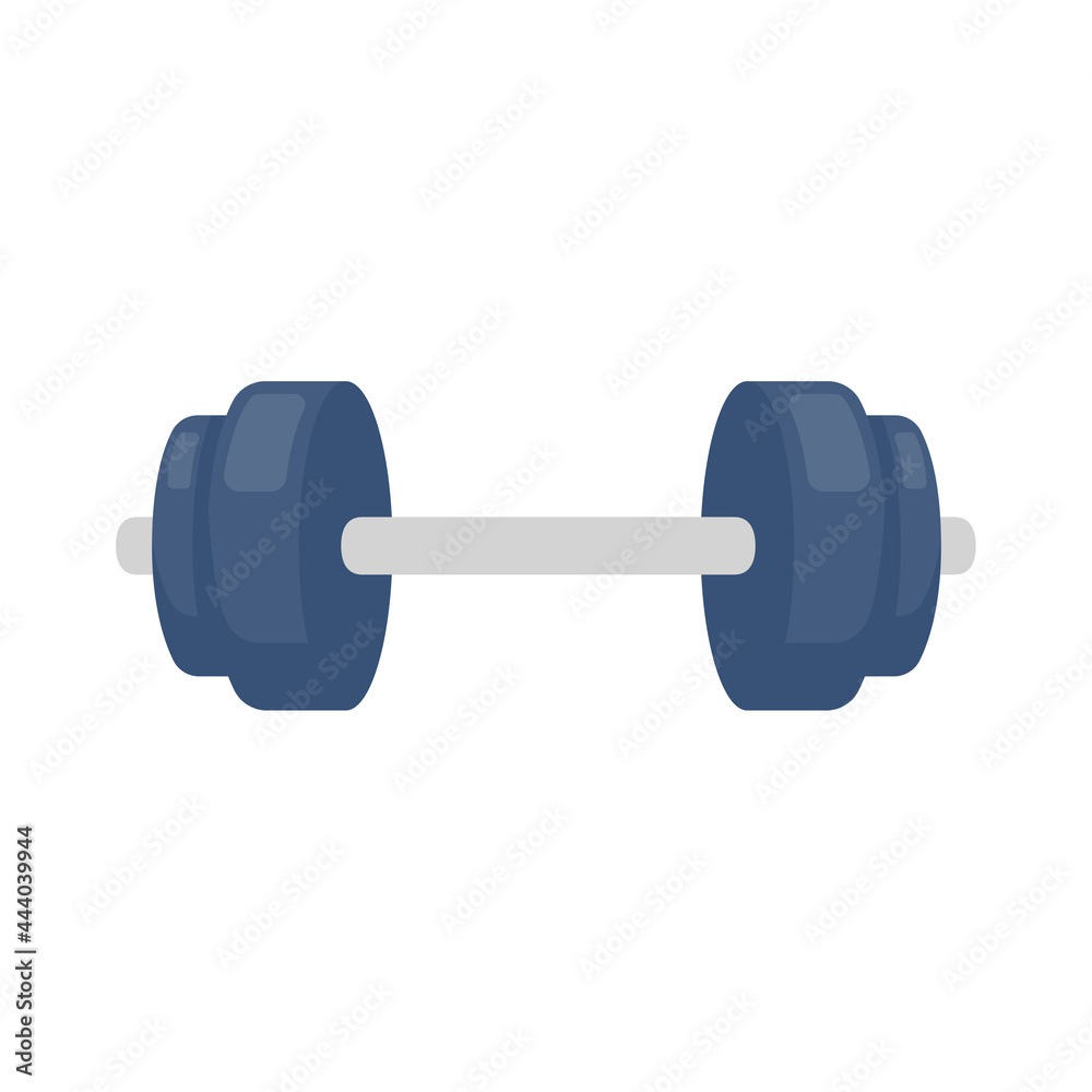 Fototapeta premium Fitness dumbbells made of steel with weights for lifting exercises to build muscle.