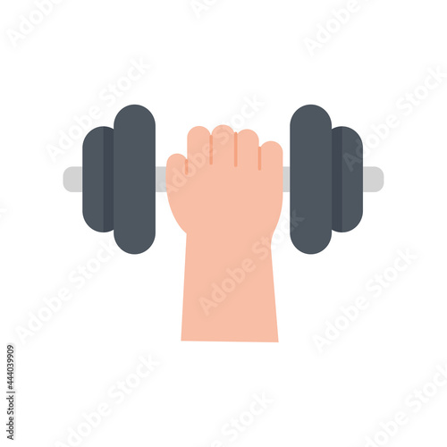 Fitness dumbbells made of steel with weights for lifting exercises to build muscle.