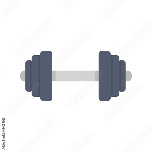 Fitness dumbbells made of steel with weights for lifting exercises to build muscle.