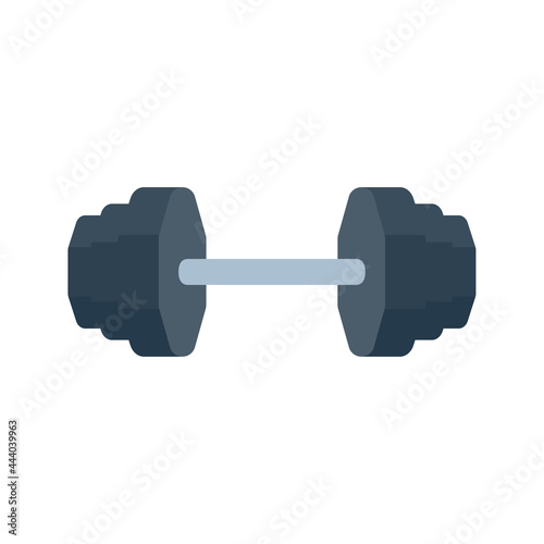 Fitness dumbbells made of steel with weights for lifting exercises to build muscle.