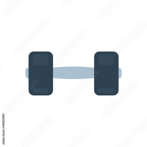 Fitness dumbbells made of steel with weights for lifting exercises to build muscle.