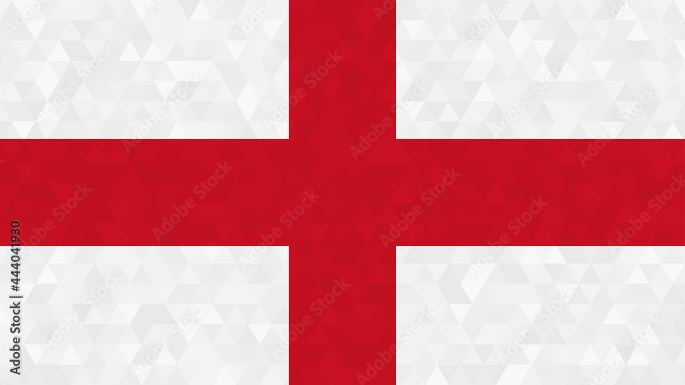 Obraz premium Flag of england. Geometric background