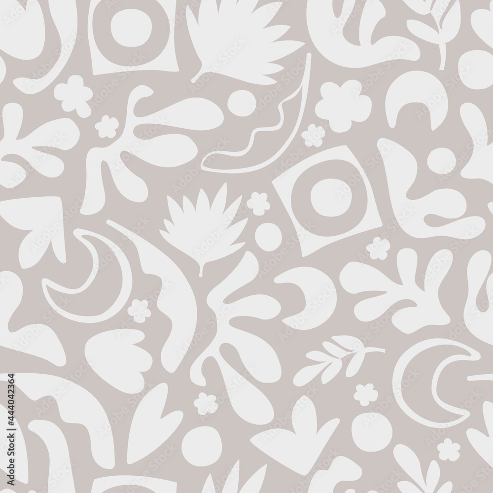 Abstract Seamless Pattern Bohemian Style. Boho Pattern with Geometric and Botanical Shapes for Wedding, Anniversary, Birthday and Party. Modern Abstract Print Design. Vector EPS 10 Abstract Seamless Pattern Bohemian Style. Boho Pattern with Geometric and Botanical Shapes for Wedding, Anniversary, Birthday and Party. Modern Abstract Print Design. Vector EPS 10