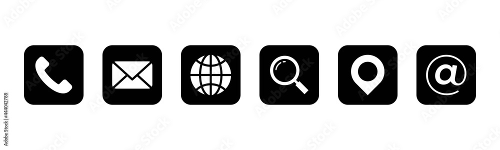 Vector graphic of web icon collection Vector graphic of web icon collection