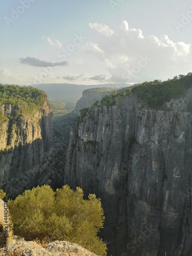 deep canyon in the mountains of Turkey