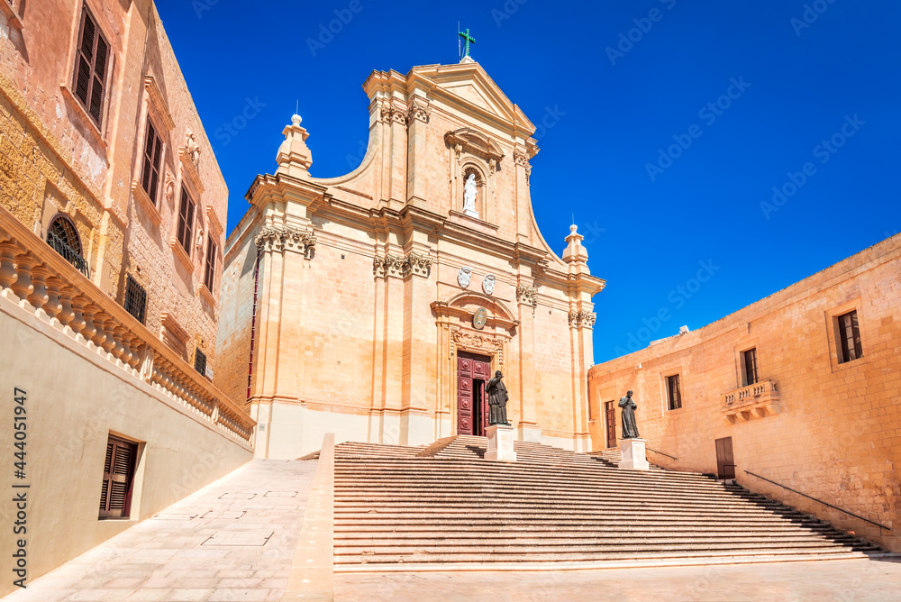 Gozo, Malta - The Cathedral of Cittadella, Victoria.