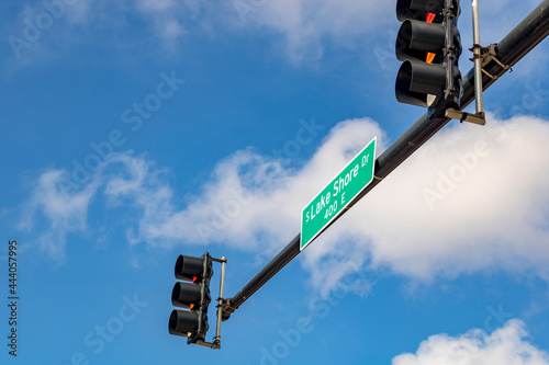 Lake shore drive street sign photo