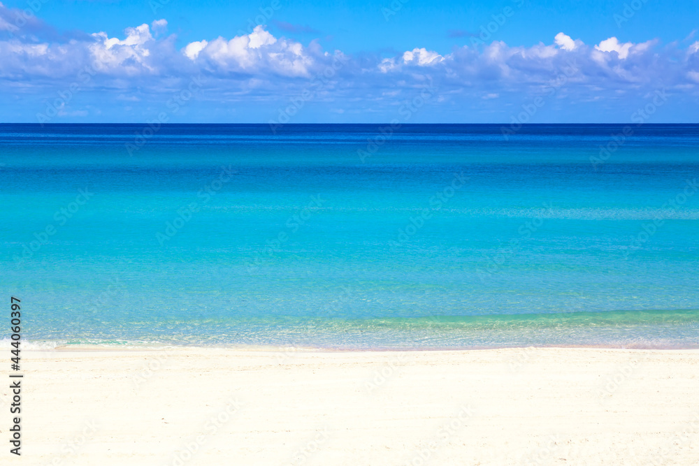 Vacation background mockup. Beautiful atlantic tropical beach of Varadero in Cuba. Vacation background mockup. Beautiful atlantic tropical beach of Varadero in Cuba.