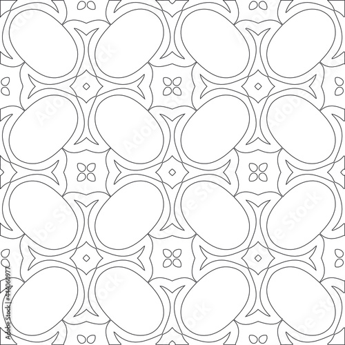 Vector pattern with symmetrical elements . Modern stylish abstract texture. Repeating geometric tiles from striped elements. pattern.