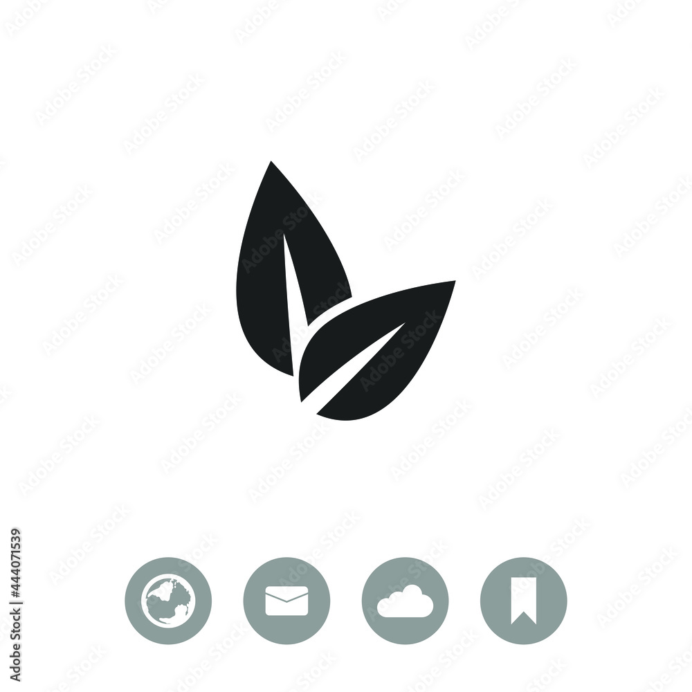 Eco friendly vector icon. Ecological symbol. Eco friendly vector icon. Ecological symbol.