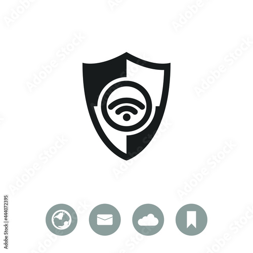 Wireless vector icon.