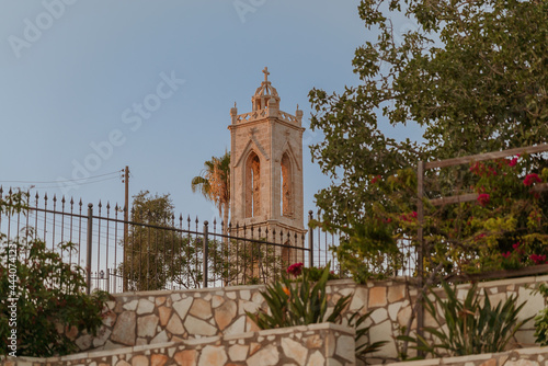 Bell tower of Ayia Napa monastery. Cyprus. photo
