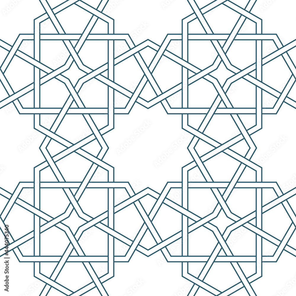 Geometric Islamic Seamless Pattern Geometric Islamic Seamless Pattern